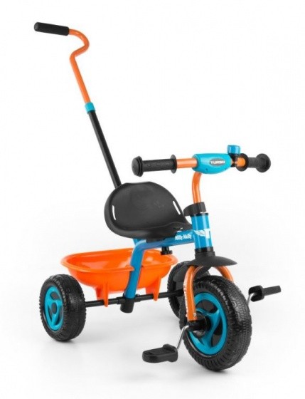 Turbo driewieler Junior Orange/Blau