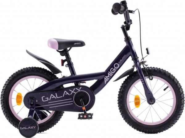 Galaxy 16 Zoll 25 cm Mädchen Rücktrittbremse Violett