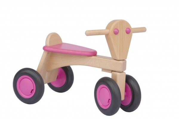 houten loopfiets Junior Rosa