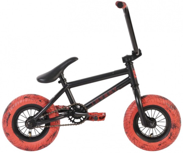 Mini BMX 10 Zoll 16 cm Junior Felgenbremse Schwarz/Rot