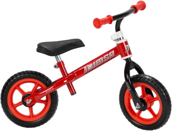 loopfiets Rider 10 Zoll Jungen Rot