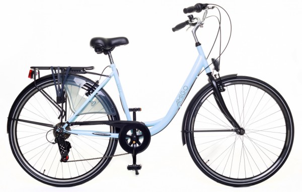 Style 28 Zoll 56 cm Damen 6G Felgenbremse Hellblau