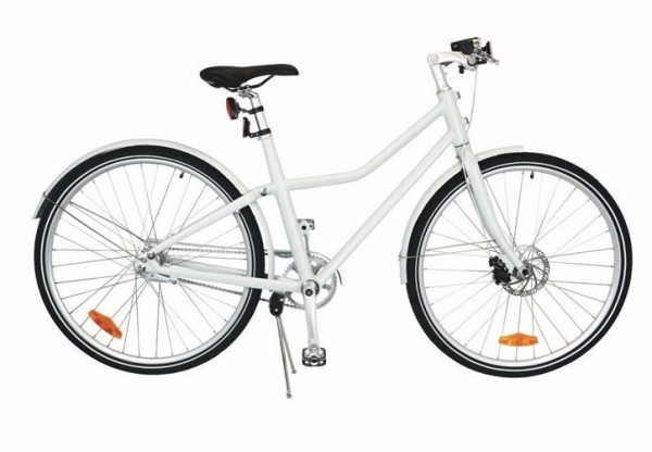 City Bike Deluxe 28 Zoll 48 cm Unisex 2G Rücktrittbremse Weiß