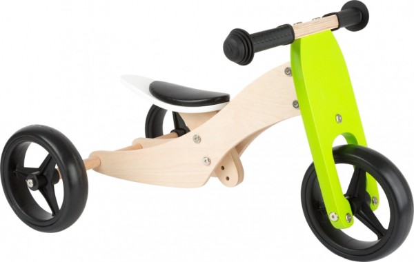 Tricycle Trike 2-in-1 loopfiets 10 Zoll Junior Grün